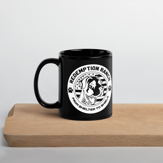 Redemption Ranch Black Glossy Mug