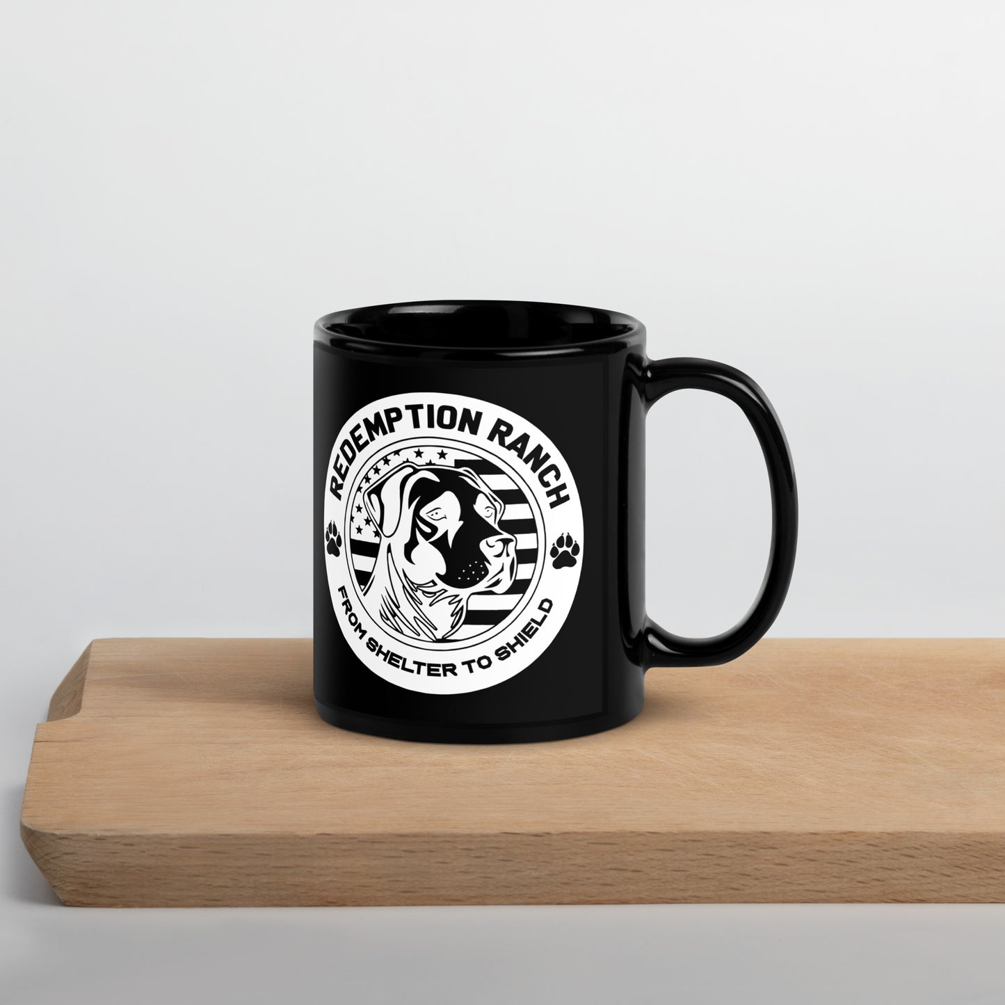 Redemption Ranch Black Glossy Mug